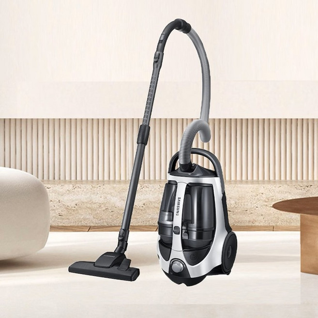 삼성전자 파워모션 7100 싸이클론 진공청소기, VC33T3550L7 25년 신제품, 에어본(화이트)