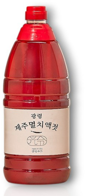 제주도 추자도 멸치액젓 1.8L, 2kg, 1개