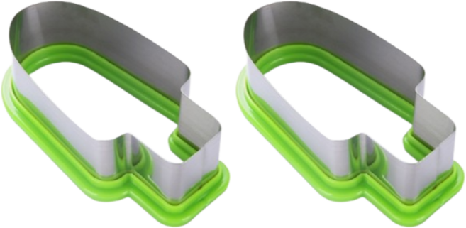 NOV- 수박 커팅기 과일 슬라이서 커터 자르는 칼, 2개