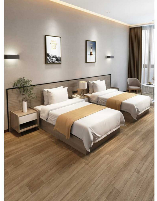 부부 트윈침대 싱글침대 2개 매트리스 세트 신혼가구, 1.5m 더블 베드 세트