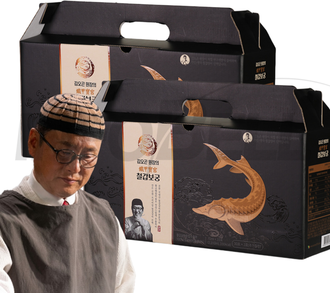 [TV홈쇼핑정품 인포벨]김오곤원장 지리산 철갑보궁 부모님 어르신 건강 마시는 철갑상어 액기스 진액, 2개, 2.31L