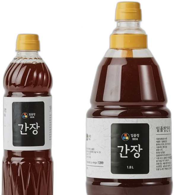 (경북고향장터 사이소)일품청남다른 숙성으로 더욱 담백하고 맑은 일품청 한식간장, 1개, 900ml
