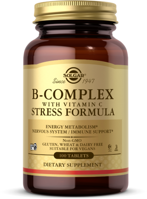 솔가 B-컴플렉스 비타민 C 포함 포뮬러 타블렛 비건, 100정, 1개