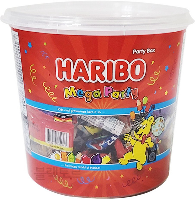 코스트코 하리보 골드베렌 과일맛 젤리 / 메가파티 1000g / 곰젤리 / 구미베어, 1kg, 1개