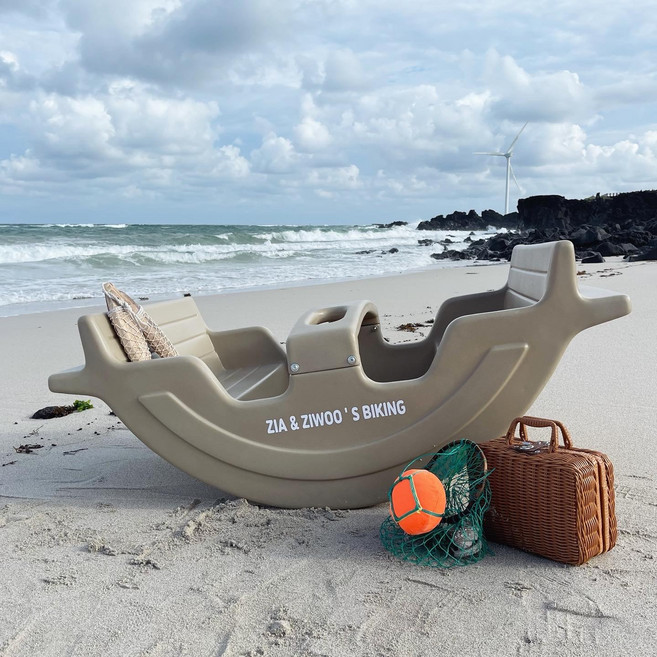 지아지조 마이 퍼스트 바이킹 실내놀이터 미끄럼틀 다인승 시소, 바이킹 네임스티커 구매, 1개