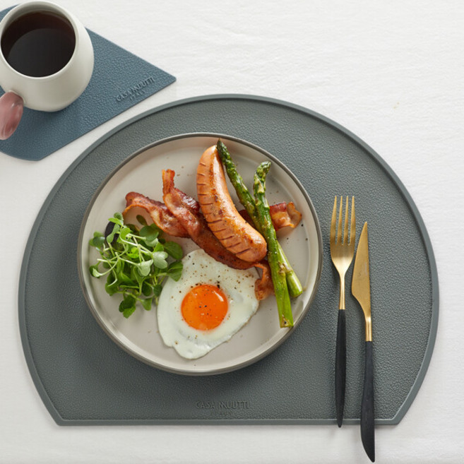 까사무띠 아모르 실리콘 테이블매트 루나 16colors, 차콜, 1개