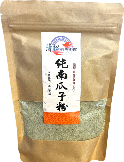 清松養生館 純南瓜子粉 300公克 無添加 膳食纖維 營養健康, 300g, 1個
