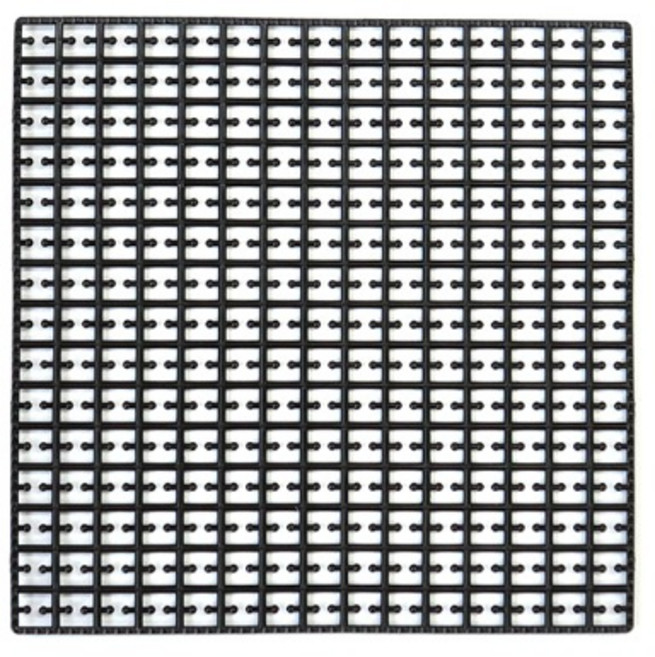 비즈발 1봉지10개 (약10.5x10.5cm), 1세트, 검정