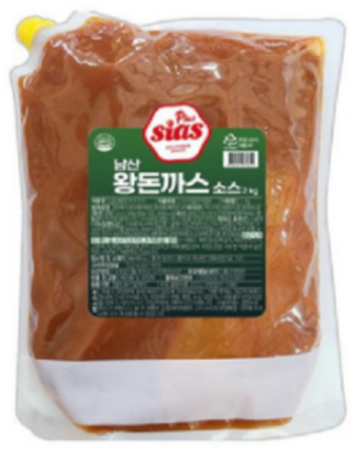 [현대프리마켓] 시아스 남산 왕 돈까스 소스 2kg 실온, 1개