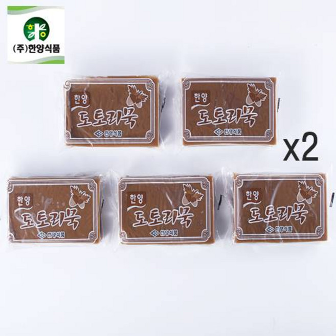 한양식품 도토리묵, 400g, 10개
