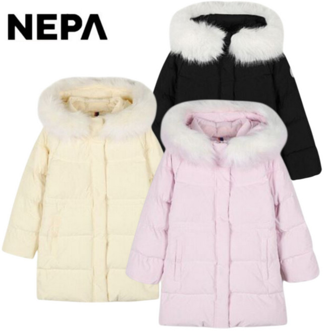 [백화점발송] 네파키즈 여아 겨울 덕 다운패딩 겨울자켓 롱패딩 겨울잠바