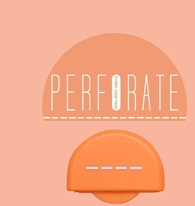 아웃 눈금자가있는 A4 휴대용 커터 학교 종이 사무용품을위한 스크랩북 트리머 절단 양방향 사진, 1Pc Dotted line