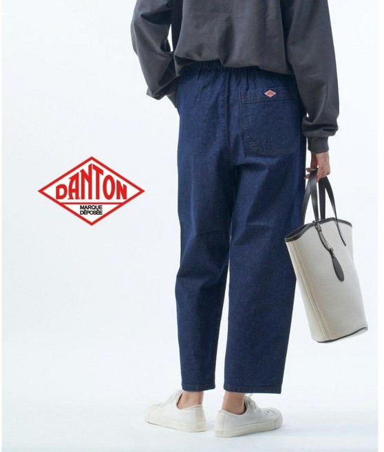 단톤 이지 데님 팬츠 DANTON 여성 청바지