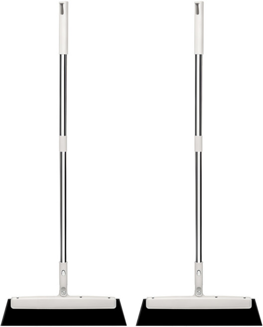 호아인터 물기제거 다용도 빗자루 스퀴지 욕실 화장실, 베이지, 2개