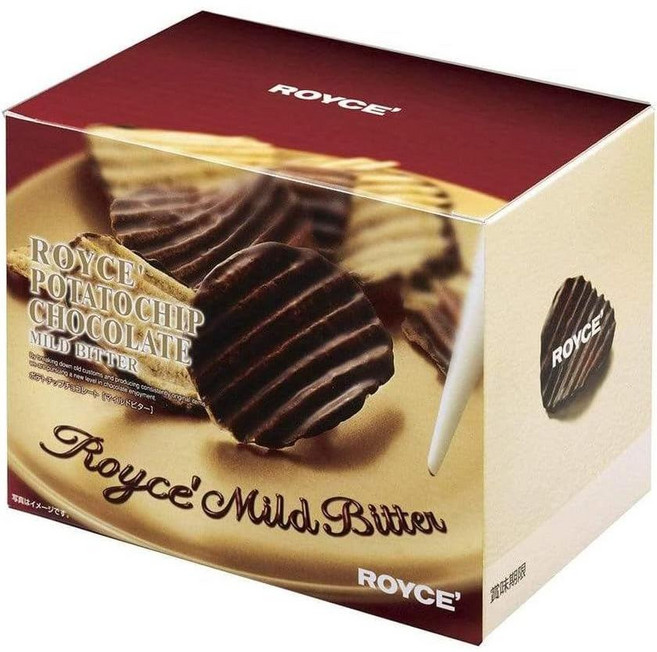 로이스 ROYCE 포테이토칩 초콜릿 마일드 비터, 1개
