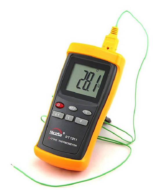 DT-1311 K Type 디지털 온도계 열전대 온도계, 1개