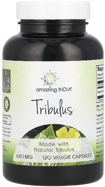 메이징 인디아 트리블러스 630mg 120 베지캡슐, 1병, 1개, 120정 - 쿠팡