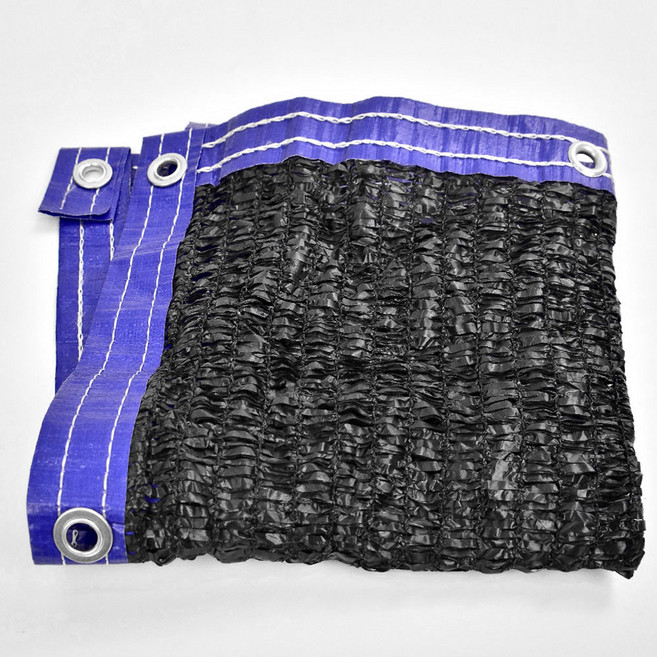 풀안나 차광막 95% 98% 무지개 이중직 강력사중직 그늘막 차광망 국내생산 옥상 캠핑 햇빛차단 햇빛가리개, 95% 흑색 차광막 4면봉재 6m*8m, 1개