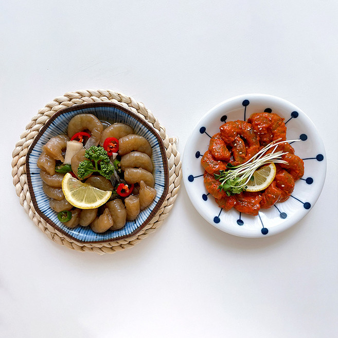 매운양념 새우장 맛있는 밥반찬 순살 새우장 200g, 1개