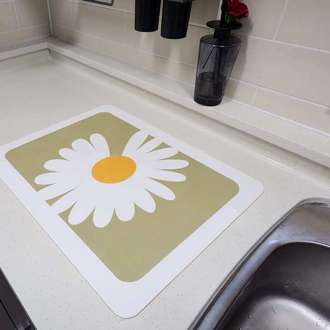 규조토드라잉매트 설거지물빠짐 패드 식기건조매트_JNJ216 imj+359Ys