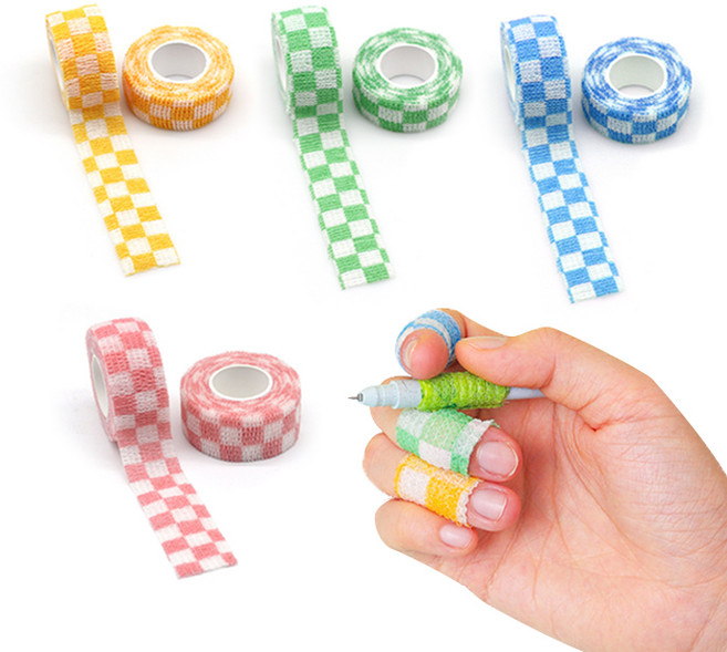 로앤제이 손가락 보호 테이프 자가점착 굳은살방지 핑거밴드, 1.체크세트, 1개