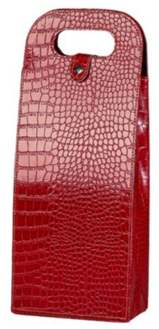 라벨로아 고급 더블 와인백 케이스, 1개, 레드무늬