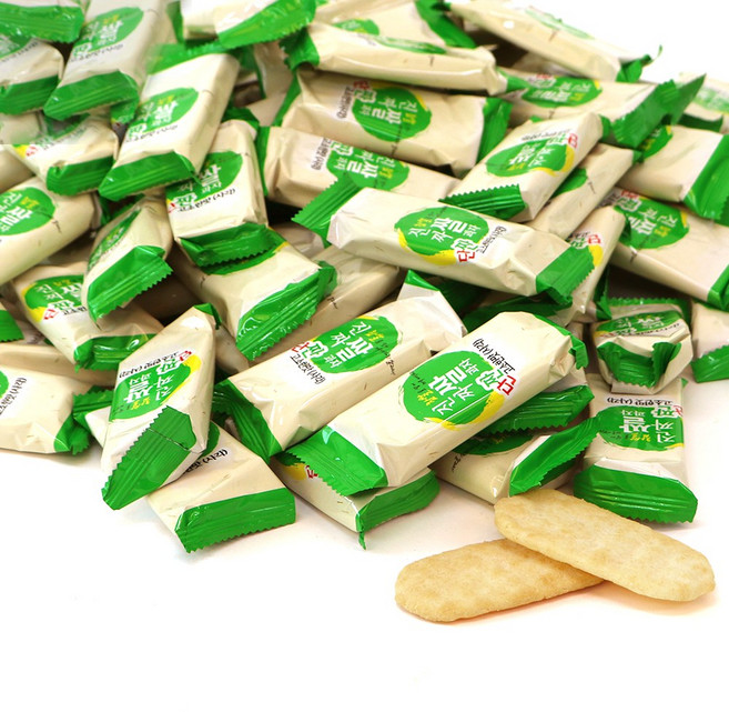 스위트맨 진짜 쌀과자 사각 170개, 1개, 650g