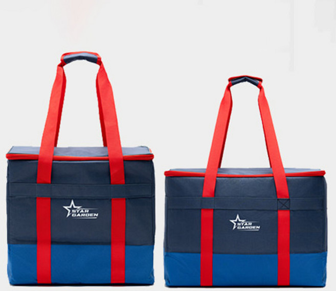 soft cooler bag 아이스박스 보냉백 대용량 보냉가방 코스트코, 37L, 블루레드