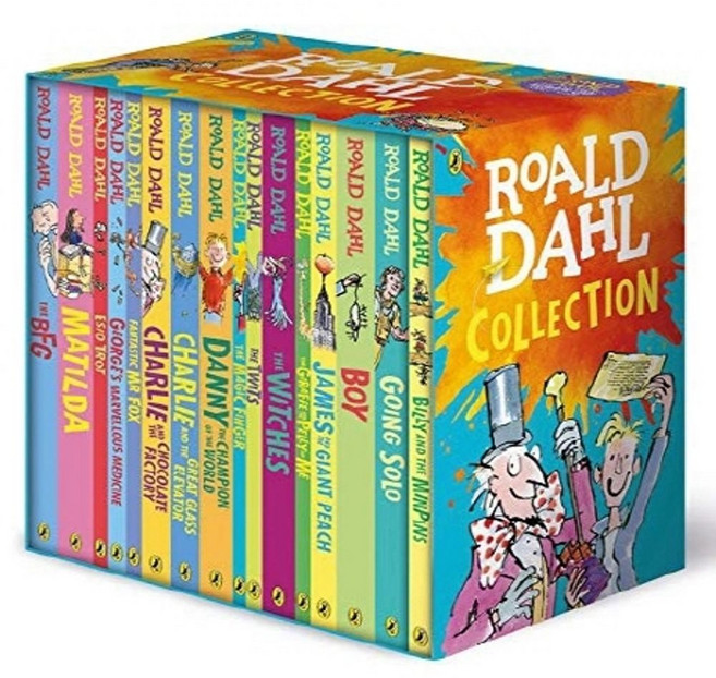로알드달 베스트 16종 박스 세트 Roald Dahl Collection Boxed Set:- 영국판 페이퍼백. 슬립 케이스 박스세트. 타이틀 추가, Puffin Books, 로알드달 베스트 16종 박스 세트 Roald Dah.., 로알드 달(저)
