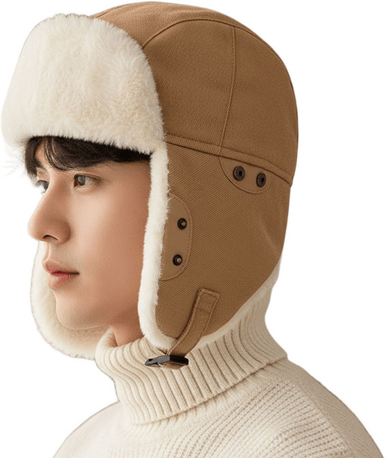 시즈올 남녀공용 부드러운 프리미엄 군밤모자 겨울 방한 귀달이 트루퍼햇 항공모자 CAP82