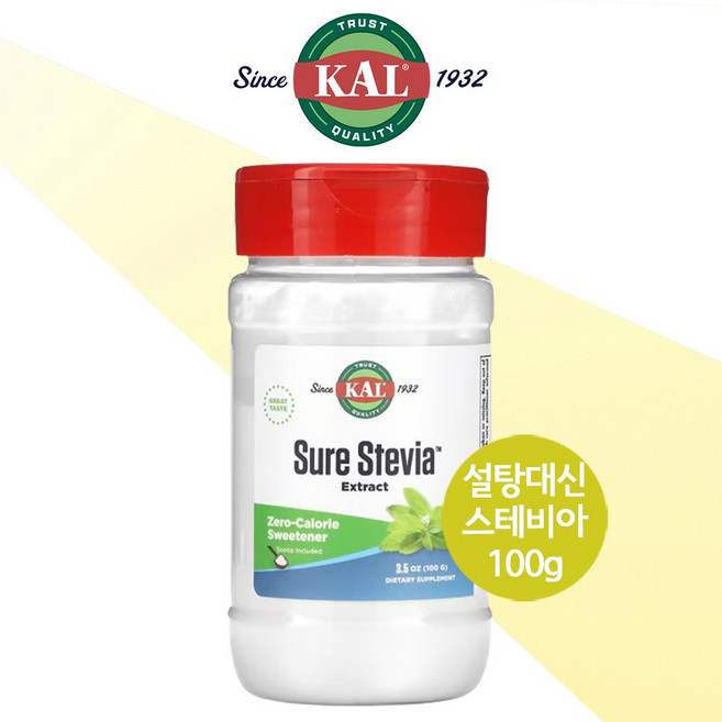 KAL 칼 스테비아 추출물 100g 설탕대신 설탕대체 제로칼로리, 1개