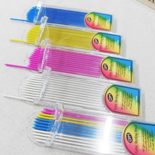 DMC 25번 면사 정품 프랑스자수실 십자수 부자재, ST-D14 샤프형쵸크펜리필심-멀티, 1개