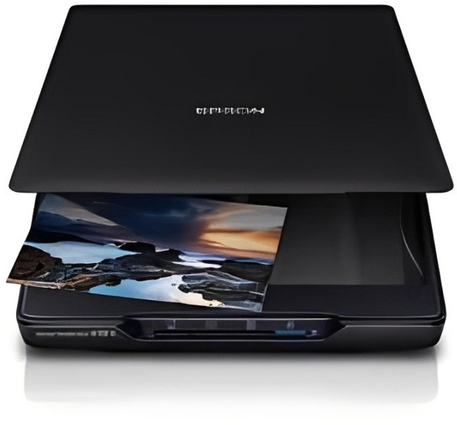 Epson Perfection V39II 超薄型照片書本掃描器, 1個, 黑色