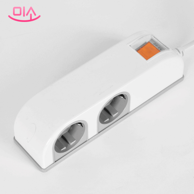 현대일렉트릭 옆으로 방수방진 멀티탭 4구 3M