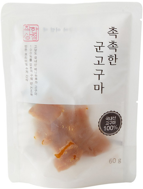 [착한상점] 촉촉한 군고구마 말랭이 (국내산), 16개, 60g