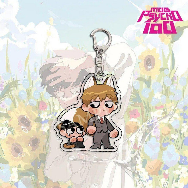 모브사이코100 레이겐 아라타카 일본 애니메이션 굿즈 캐릭터 키링, N045-3, 6 cm