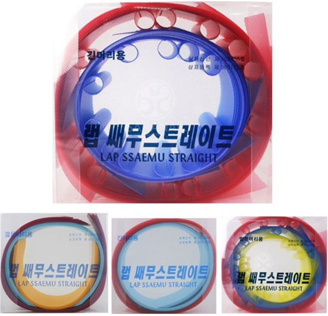 랩 쌔무 롤 긴머리용 스트레이트 판넬 패션 말림, 혼합색상, 1박스