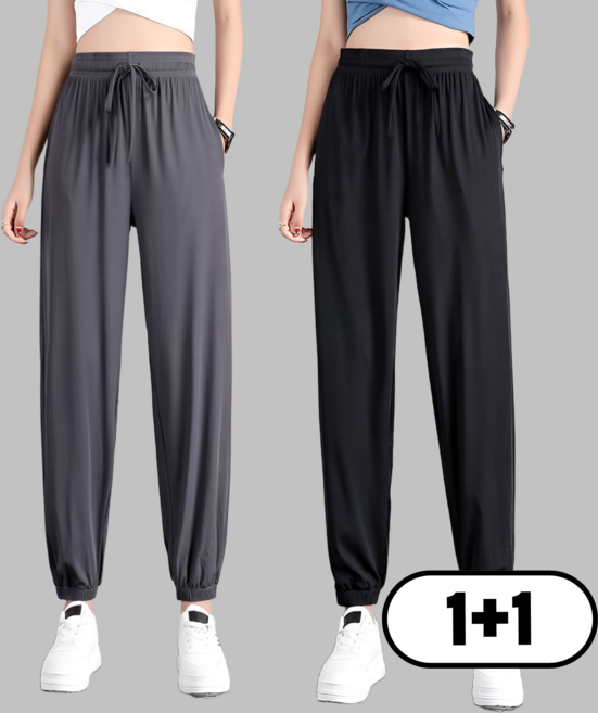 리빙스타일 여름 여성 조거 팬츠 냉장고 바지 2종 세트