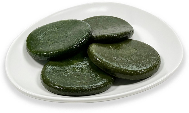 거문도해풍쑥 거문도해풍쑥 무설탕 쑥떡 아침식사대용 쑥개떡(개별포장), 500g, 2개