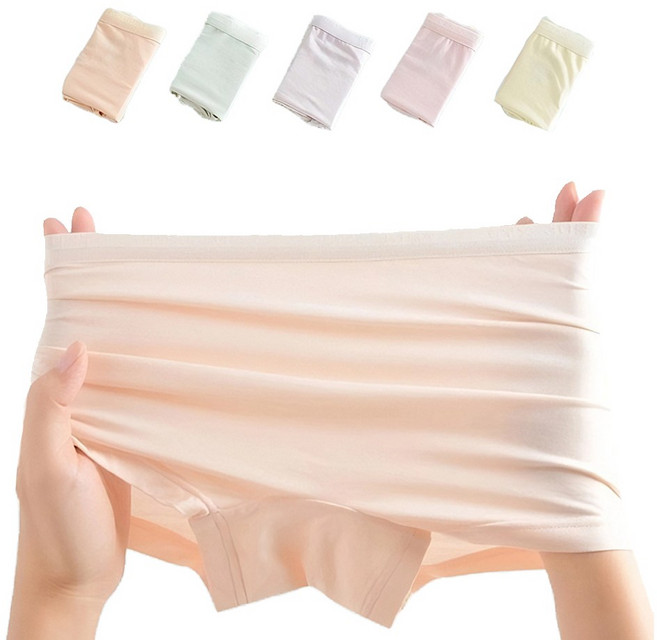 KC인증 얇고 쫀쫀한 원단 여아 모달팬티 5종세트
