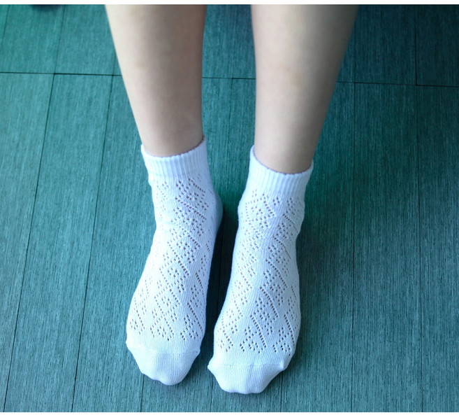 국산 여름 망사양말 5켤레 순면 루미양말 여름 면 망사 양말
