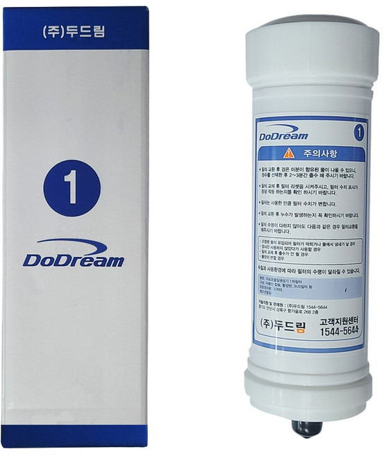정품필터 두드림 DOD-002 이온수기 1차 필터 알칼리수 환원수기