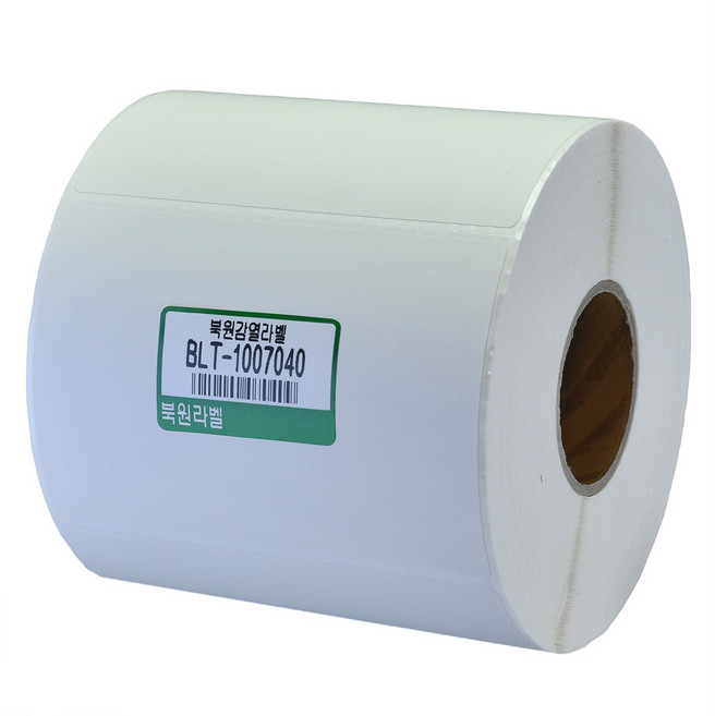 감열지 100X70mm 지관40mm 감열 롤 라벨용지 BLT-1007040