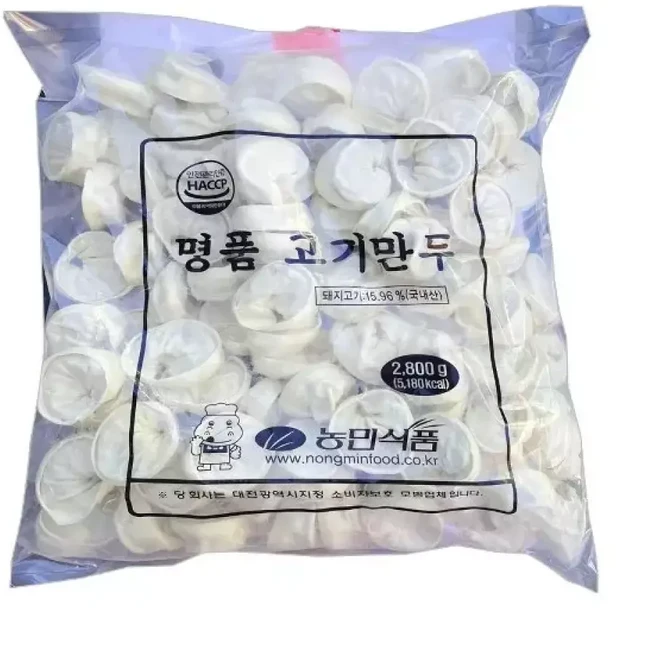 농민식품 고기만두 2.8kg 국산돼지고기 사용 960259 입, 1개
