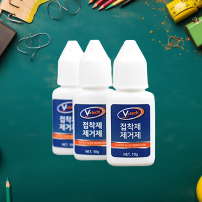 영웅공구 브이텍 순간 강력 접착제제거 강력본드제거 크리너 끈끈이, 1개