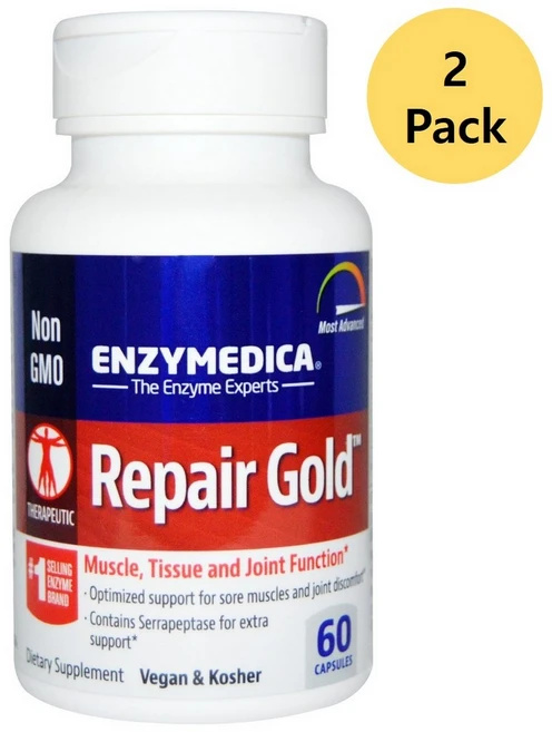 엔자이메디카 리페어 골드 60정 x 2개 - 쿠팡