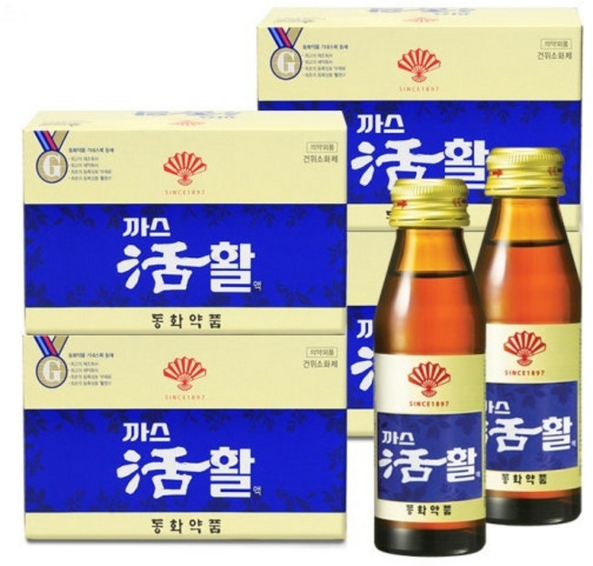 케이엔이 베나치오 까스활명수 속편한 부채표 소화 30병 효능 가격 효과 소화제 까스활 75ml