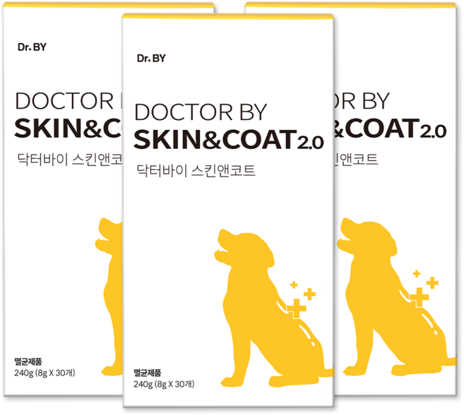 닥터바이 강아지 스킨앤코트 영양제, 240g, 피부/피모, 3세트
