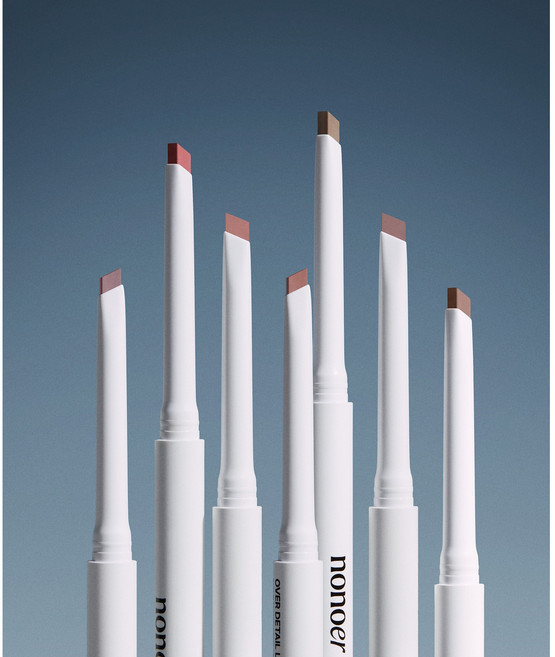 노노어 오버 디테일 립펜슬, 014호 페이디드 디머 브라운, 1개