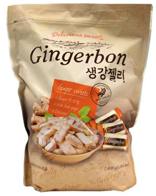 진저본 생강 젤리, 1.4kg, 1개